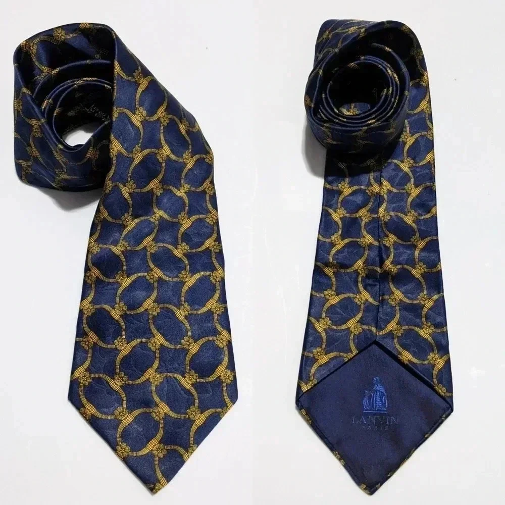 Lanvin Paris Patterned Silk